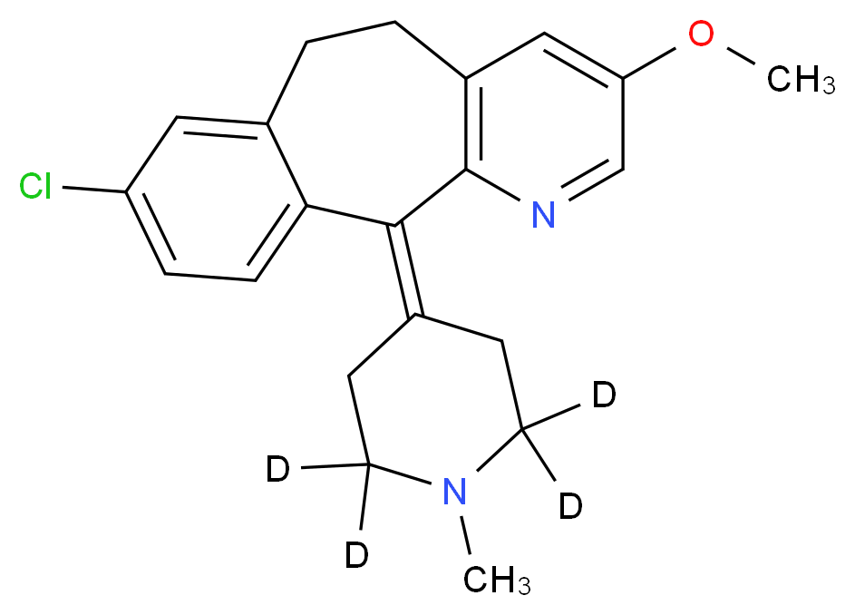 3-Methoxy-N-methyldesloratadine-d4_Molecular_structure_CAS_1189445-21-3)