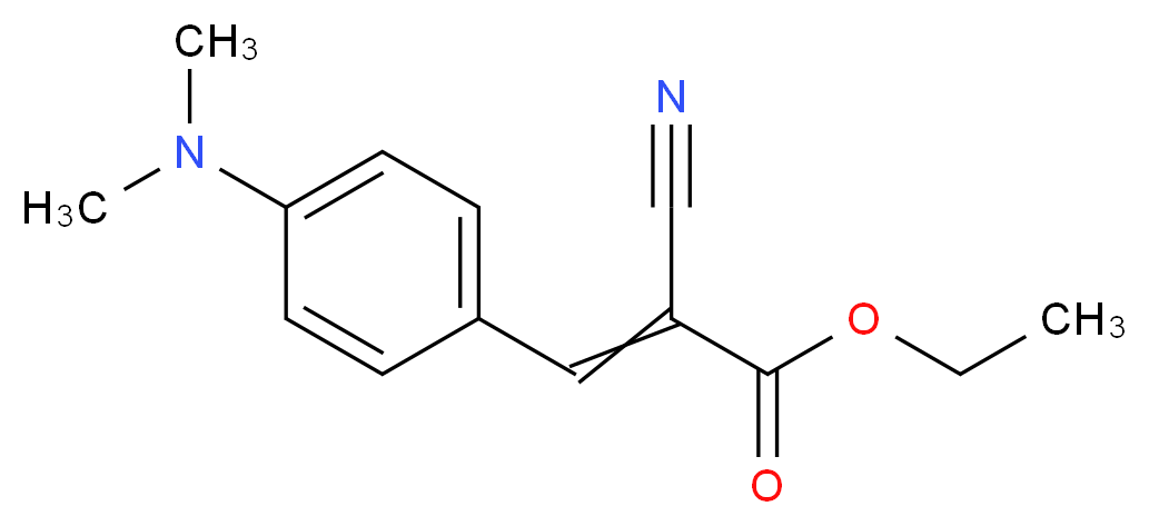 Ethyl 2-cyano-4'-(dimethylamino)cinnamate_Molecular_structure_CAS_)
