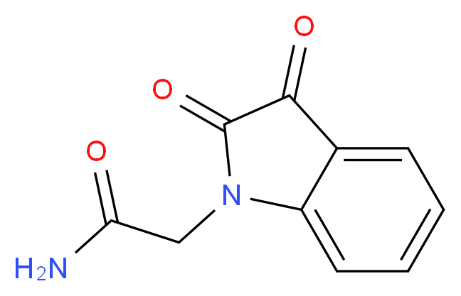 2-(2,3-Dioxo-2,3-dihydro-indol-1-yl)-acetamide_Molecular_structure_CAS_85124-17-0)