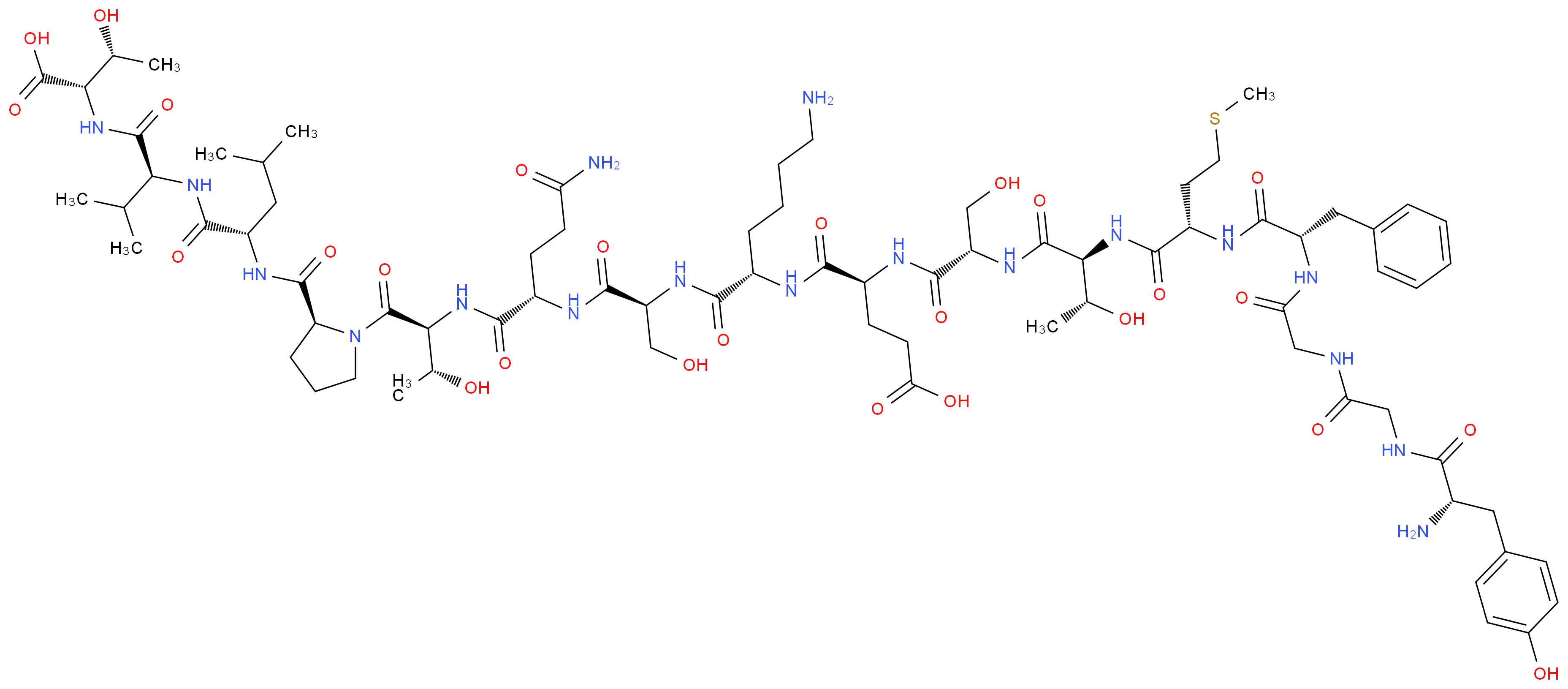 α-Endorphin human_Molecular_structure_CAS_59004-96-5)