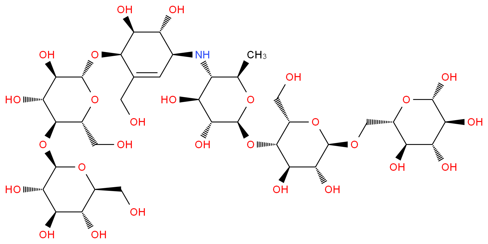 Acarbose Derived Hexasaccharide_Molecular_structure_CAS_)