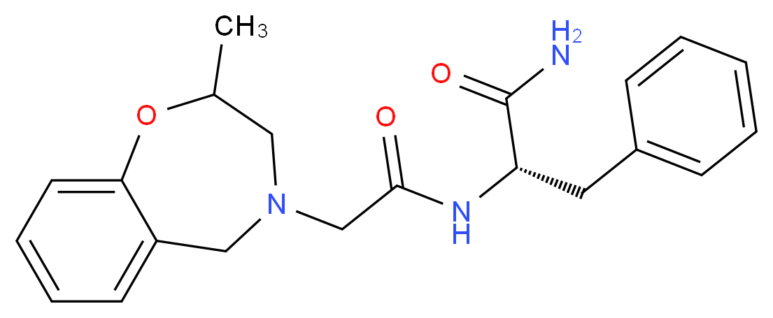 N-[(2-methyl-2,3-dihydro-1,4-benzoxazepin-4(5H)-yl)acetyl]-L-phenylalaninamide_Molecular_structure_CAS_)