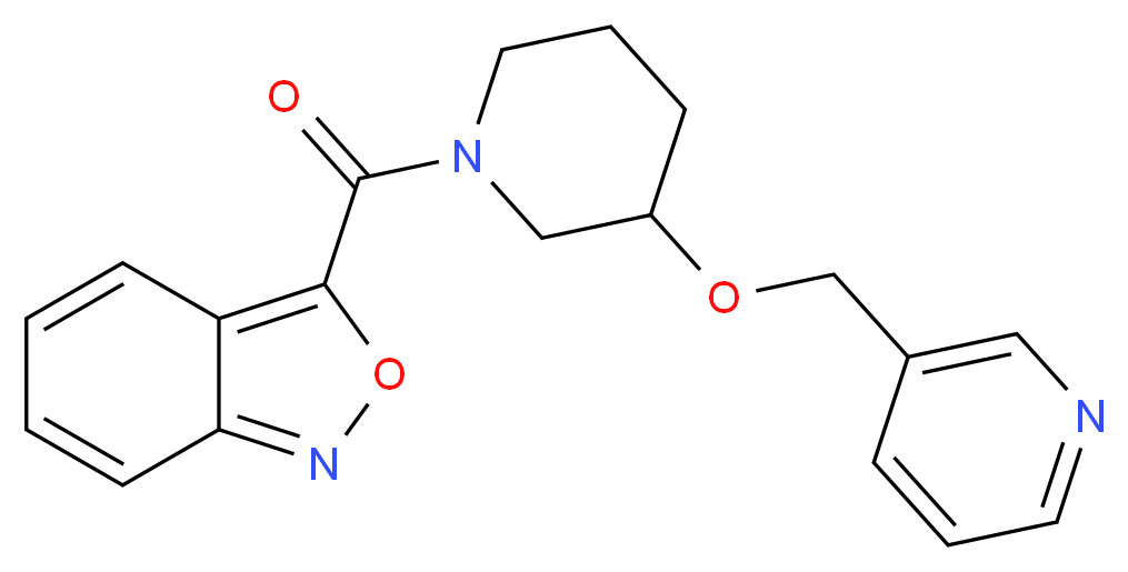3-{[3-(pyridin-3-ylmethoxy)piperidin-1-yl]carbonyl}-2,1-benzisoxazole_Molecular_structure_CAS_)
