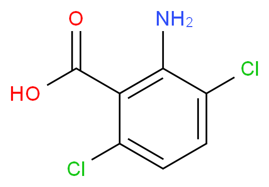 2-Amino-3,6-dichlorobenzoic acid_Molecular_structure_CAS_3032-32-4)