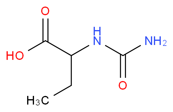 N-Carbamyl-DL-α-amino-n-butyric acid_Molecular_structure_CAS_55512-98-6)