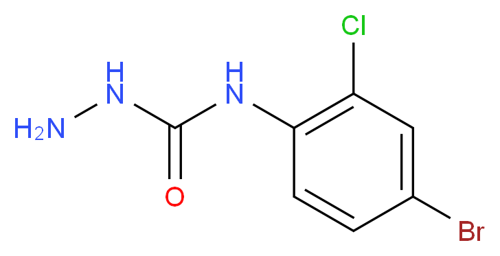 3-amino-1-(4-bromo-2-chlorophenyl)urea_Molecular_structure_CAS_)
