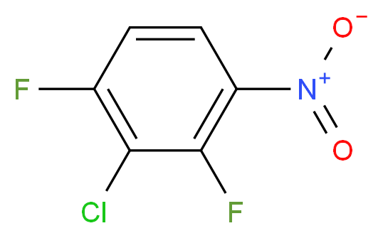 3-Chloro-2,4-difluoronitrobenzene 97%_Molecular_structure_CAS_3847-58-3)