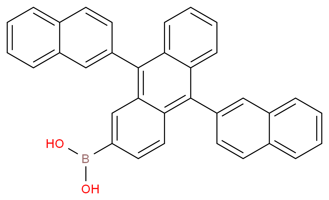 (9,10-Di(naphthalen-2-yl)anthracen-2-yl)boronic acid_Molecular_structure_CAS_867044-28-8)