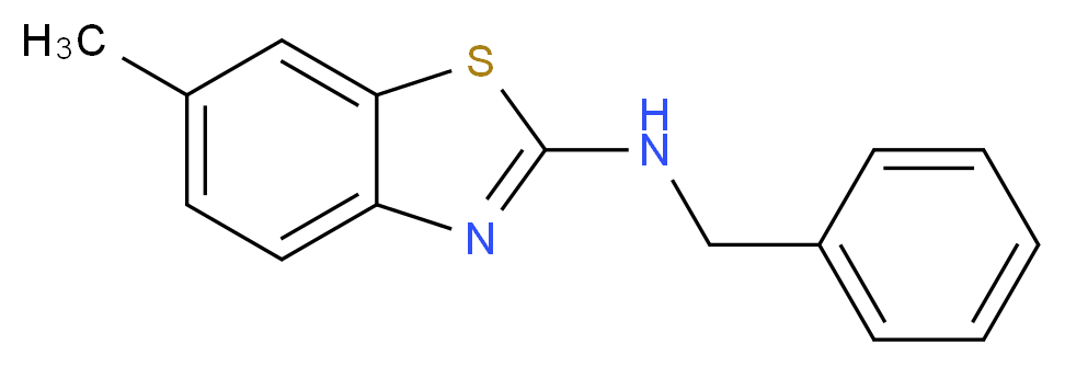 Benzyl-(6-methyl-benzothiazol-2-yl)-amine_Molecular_structure_CAS_56406-14-5)