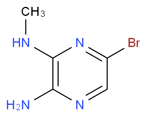 2-Amino-5-bromo-3-(methylamino)pyrazine_Molecular_structure_CAS_55635-63-7)