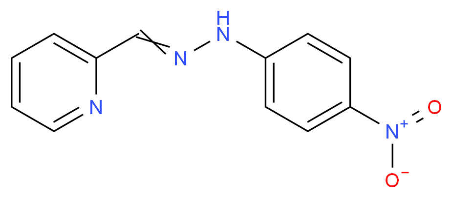 2-Pyridinecarboxaldehyde 4-nitrophenylhydrazone_Molecular_structure_CAS_70421-66-8)