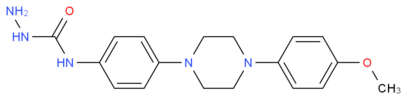 4-{[4-(4-Methyloxy-phenyl)-piperazin-1-yl]-phenyl}-hydrazinecarboxamide_Molecular_structure_CAS_74852-89-4)