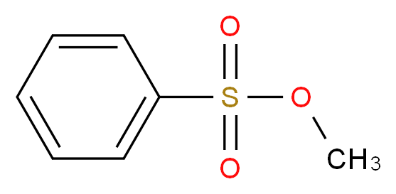 METHYL BENZENE SULFONATE_Molecular_structure_CAS_80-18-2)