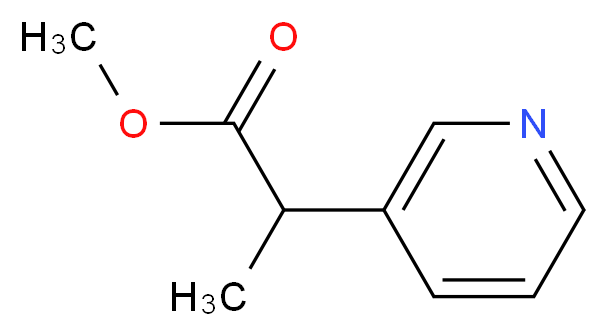 methyl 2-(pyridin-3-yl)propanoate_Molecular_structure_CAS_)