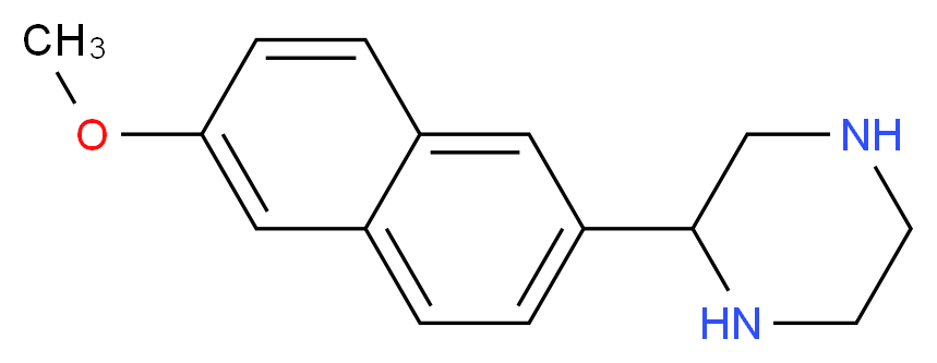 2-(6-Methoxynaphthalen-2-yl)piperazine_Molecular_structure_CAS_914348-90-6)