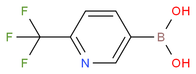 2-(Trifluoromethyl)pyridine-5-boronic acid_Molecular_structure_CAS_868662-36-6)
