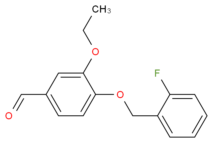 3-Ethoxy-4-(2-fluoro-benzyloxy)-benzaldehyde_Molecular_structure_CAS_)