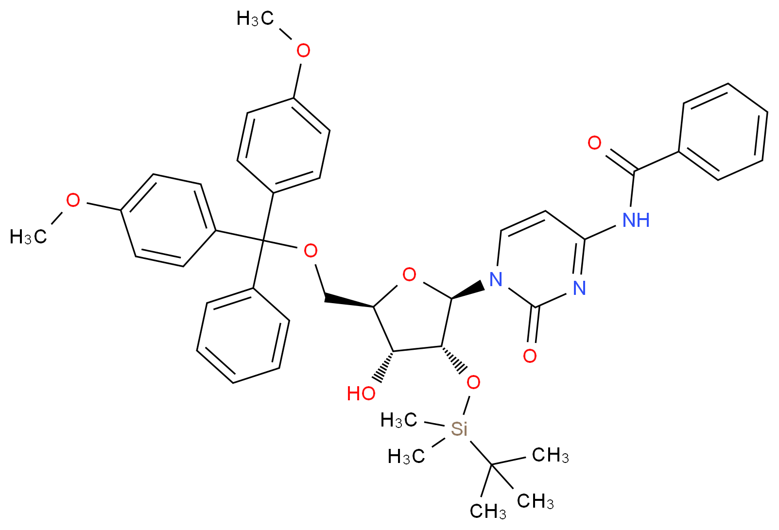 5'-O-DMT-2'-O-TBDMS-N-Bz-Cytidine_Molecular_structure_CAS_81256-87-3)