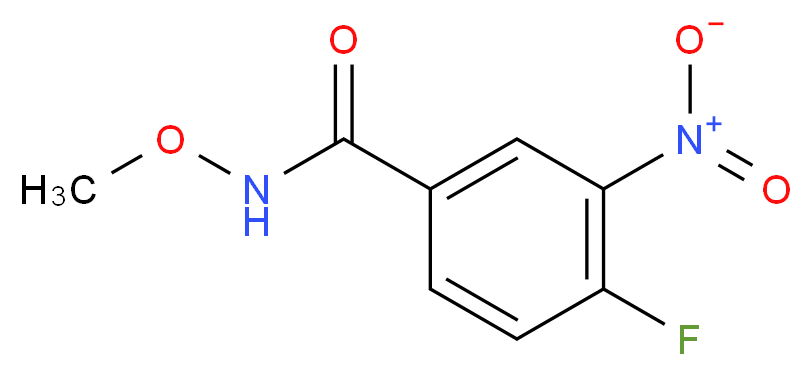 4-fluoro-N-methoxy-3-nitrobenzamide_Molecular_structure_CAS_348165-46-8)
