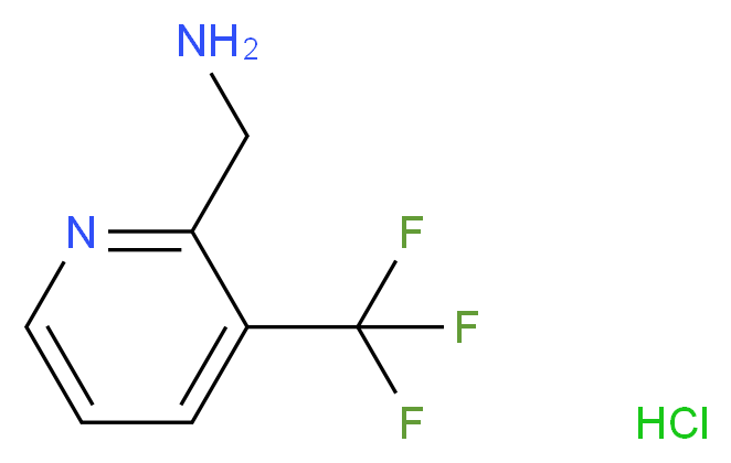 2-(Aminomethyl)-3-(trifluoromethyl)pyridine hydrochloride_Molecular_structure_CAS_)