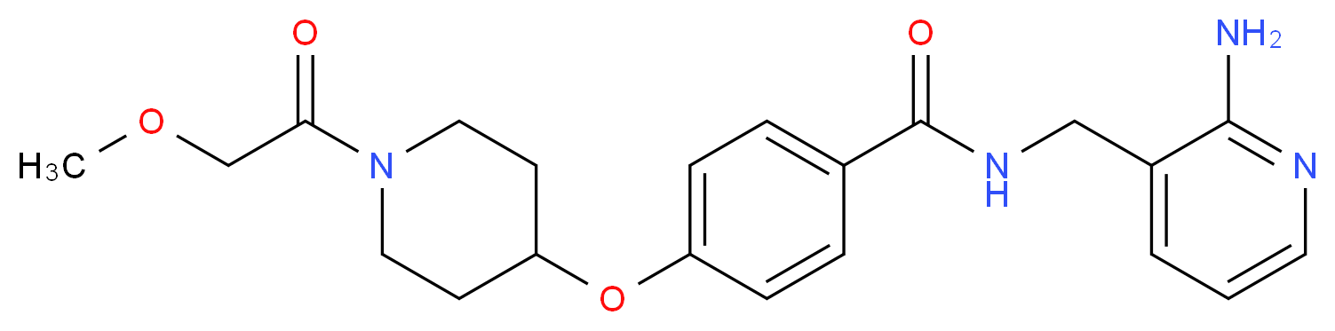 N-[(2-aminopyridin-3-yl)methyl]-4-{[1-(methoxyacetyl)piperidin-4-yl]oxy}benzamide_Molecular_structure_CAS_)