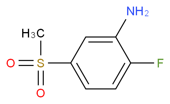 2-Fluoro-5-(methylsulfonyl)aniline_Molecular_structure_CAS_387358-51-2)