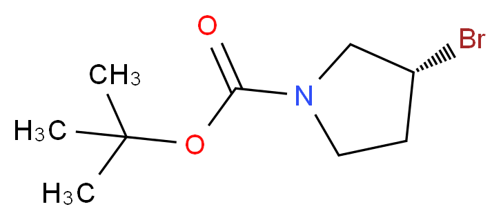 (R)-(-)-1-Boc-3-bromopyrrolidine_Molecular_structure_CAS_569660-97-5)
