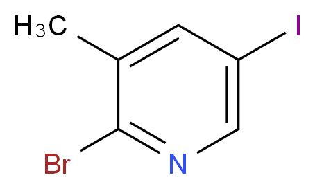 2-Bromo-5-iodo-3-methylpyridine_Molecular_structure_CAS_65550-78-9)