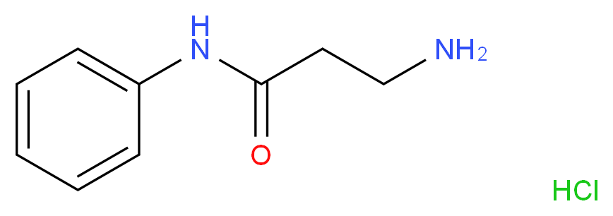 N1-Phenyl-beta-alaninamide hydrochloride_Molecular_structure_CAS_)