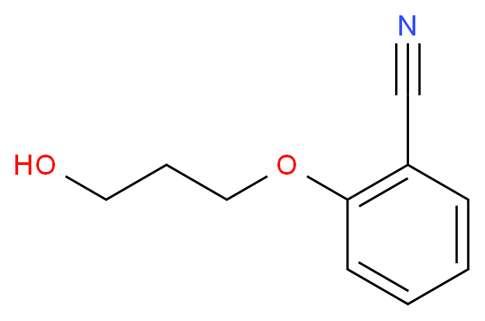 2-(3-hydroxypropoxy)benzonitrile_Molecular_structure_CAS_)