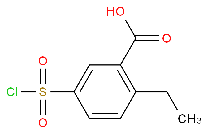 5-(chlorosulfonyl)-2-ethylbenzoic acid_Molecular_structure_CAS_)