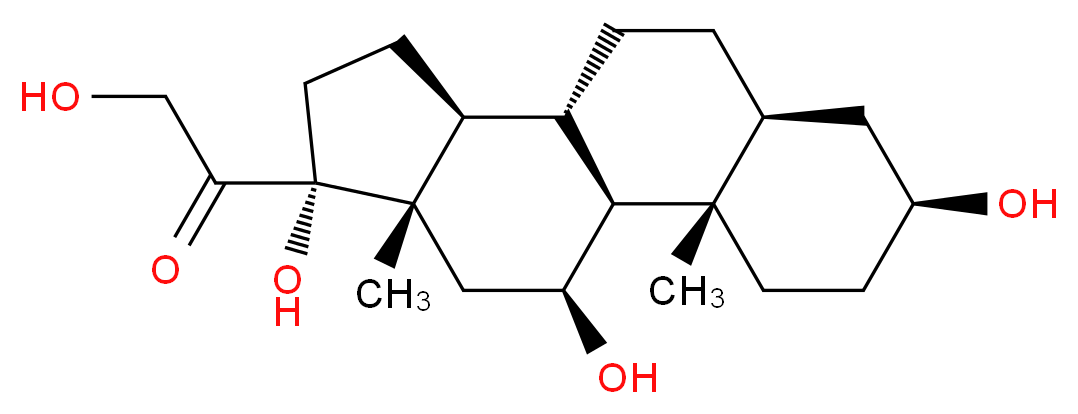 5α-Pregnane-3β,11β,17α,21-tetrol-20-one_Molecular_structure_CAS_651-43-4)