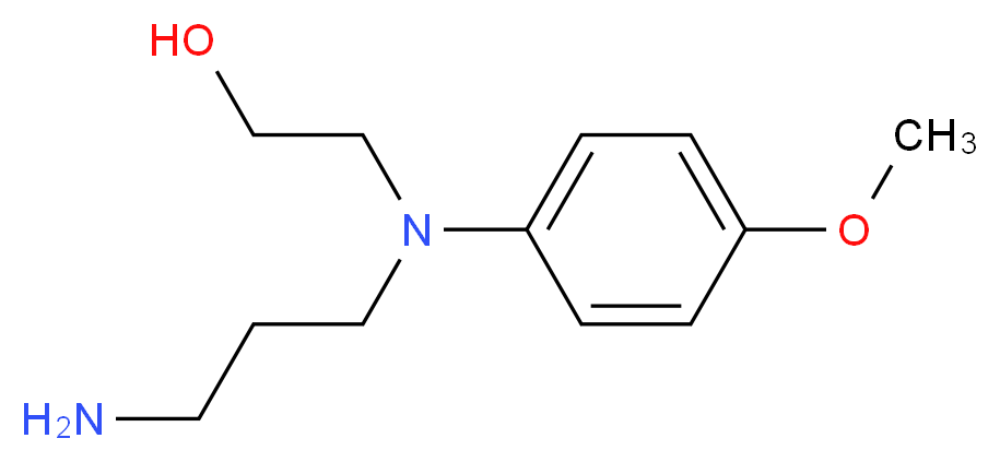 2-[(3-aminopropyl)(4-methoxyphenyl)amino]ethan-1-ol_Molecular_structure_CAS_)