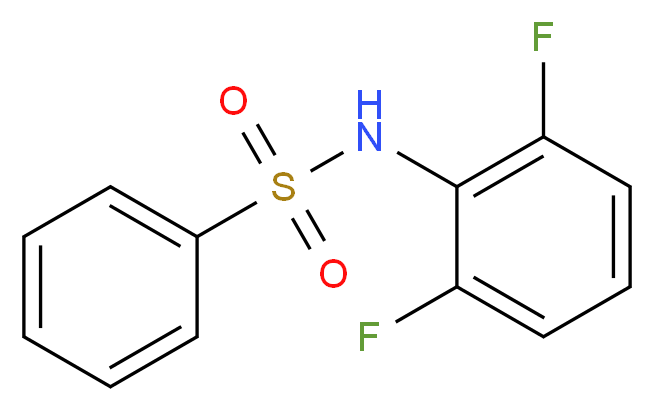 N-(2,6-Difluorophenyl)benzenesulfonamide_Molecular_structure_CAS_)