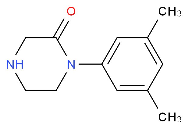 1-(3,5-Dimethylphenyl)piperazin-2-one_Molecular_structure_CAS_880361-76-2)