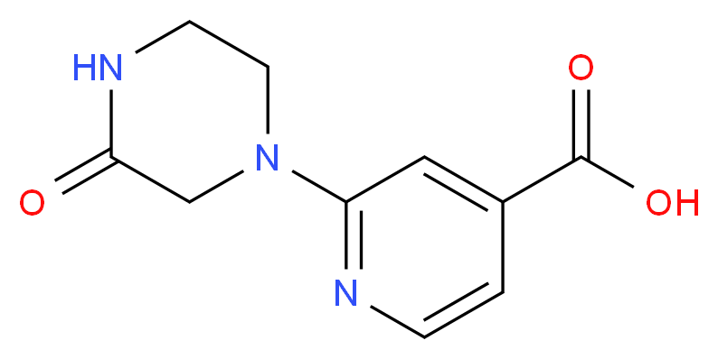2-(3-Oxo-1-piperazinyl)isonicotinic acid_Molecular_structure_CAS_)