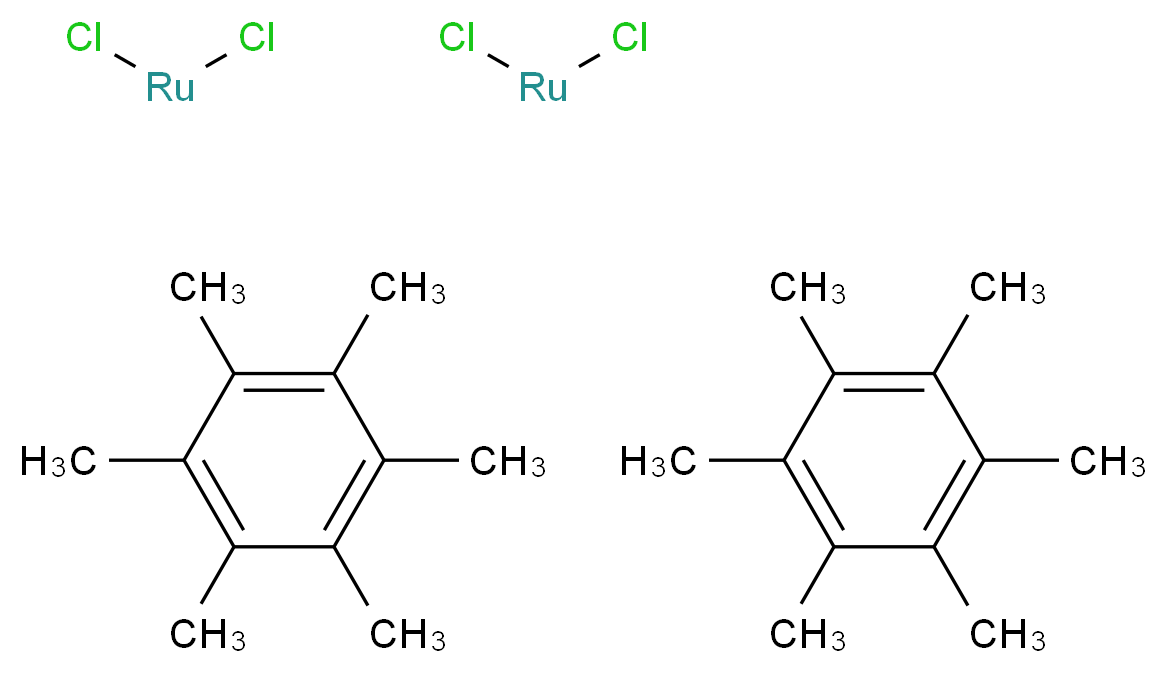 Dichloro(hexamethylbenzene)ruthenium(II) dimer_Molecular_structure_CAS_67421-02-7)