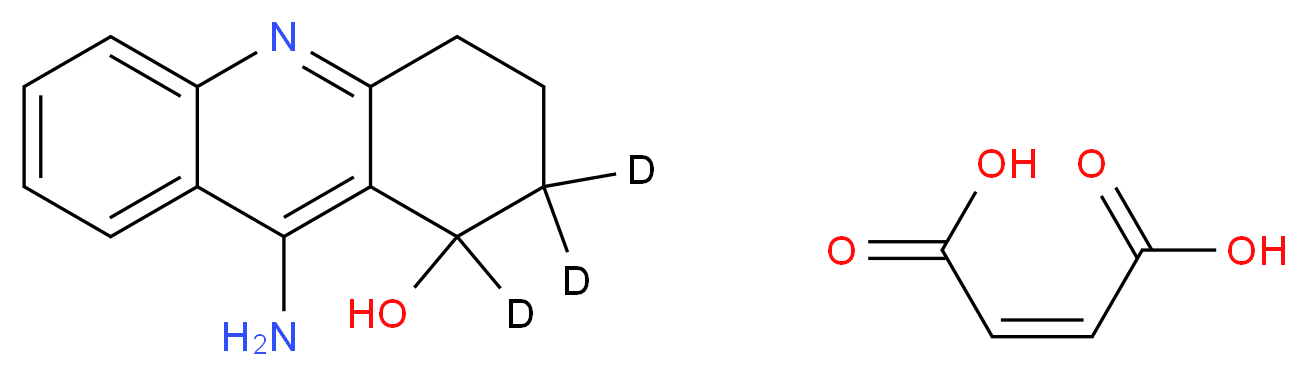 9-Amino-1,2,3,4-tetrahydroacridin-1-ol-d3 Hydrochloride_Molecular_structure_CAS_)