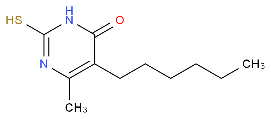 5-Hexyl-2-mercapto-6-methylpyrimidin-4(3H)-one_Molecular_structure_CAS_)