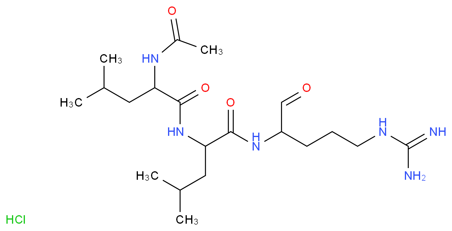 Leupeptin hydrochloride_Molecular_structure_CAS_24125-16-4)