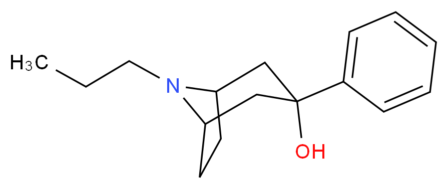 3-phenyl-8-propyl-8-azabicyclo[3.2.1]octan-3-ol_Molecular_structure_CAS_)
