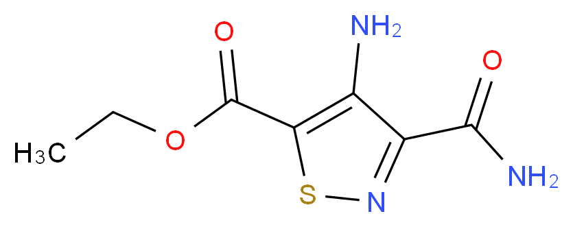 Ethyl 4-amino-3-(aminocarbonyl)isothiazole-5-carboxylate_Molecular_structure_CAS_54968-74-0)