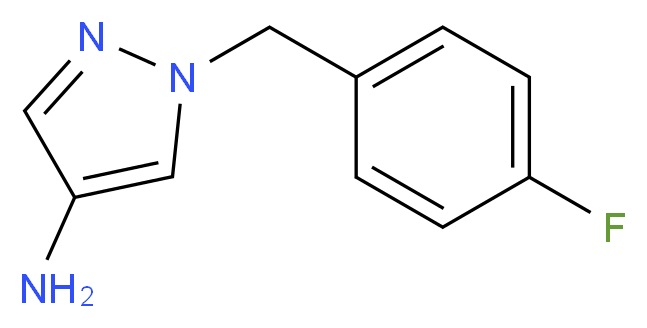 1-(4-fluorobenzyl)-1H-pyrazol-4-amine_Molecular_structure_CAS_514801-12-8)