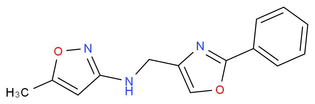 5-methyl-N-[(2-phenyl-1,3-oxazol-4-yl)methyl]-3-isoxazolamine_Molecular_structure_CAS_)
