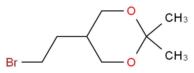 5-(2-Bromoethyl)-2,2-dimethyl-1,3-dioxane_Molecular_structure_CAS_97845-58-4)