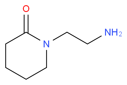 1-(2-Aminoethyl)piperidin-2-one_Molecular_structure_CAS_27578-61-6)