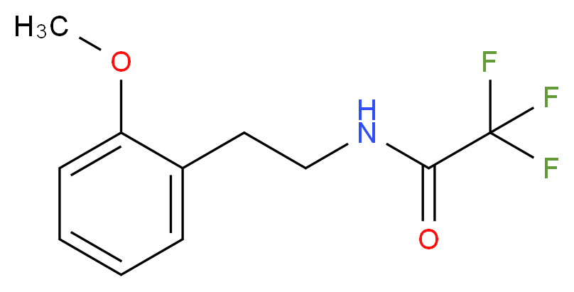 2,2,2-Trifluoro-N-(2-methoxyphenethyl)acetamide_Molecular_structure_CAS_)