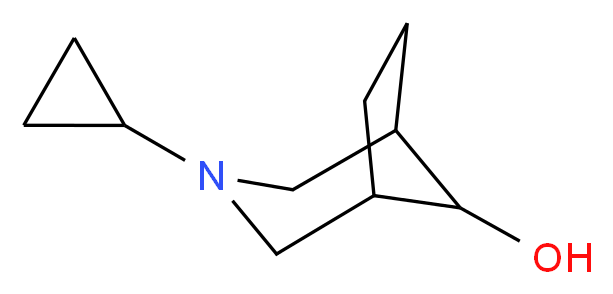 3-cyclopropyl-3-azabicyclo[3.2.1]octan-8-ol_Molecular_structure_CAS_)