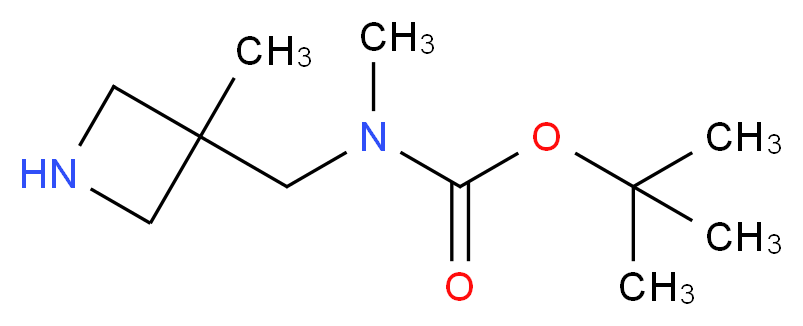 tert-butyl N-methyl-N-[(3-methylazetidin-3-yl)methyl]carbamate_Molecular_structure_CAS_)