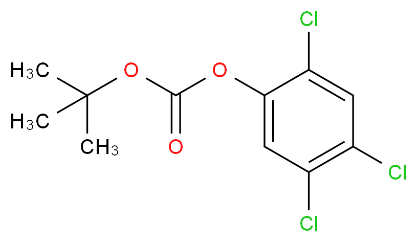 tert-Butyl 2,4,5-trichlorophenyl carbonate_Molecular_structure_CAS_16965-08-5)